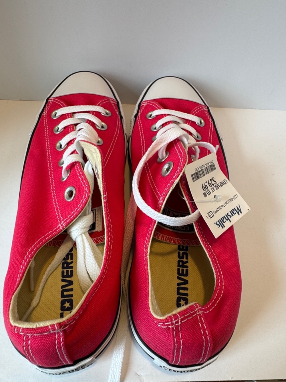 Converse Chuck Taylor All Stars Low Profile Sneakers in Raspberry - Picture 3 of 5